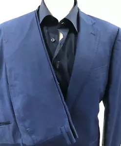 Traje Hombre Chicco Pie Poule Azul Slim D7 46 48 50 52 54 56 58 Fresco Lana - Imagen 1 de 10