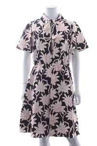 Vestido Valentino Floral Estampado Mezcla Lana y Seda / Negro / PVP: £2,150.00 - Imagen 1 de 4