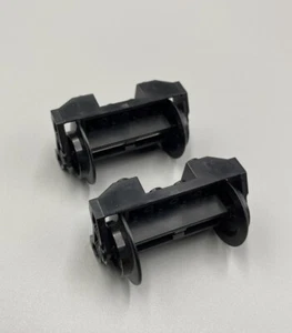 LEGO 2x Lot Black TRAIN WHEEL Assembly Housing Railroad Parts Lot Pieces - Picture 1 of 4