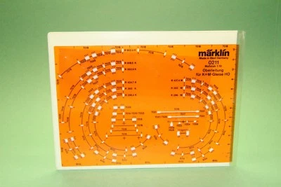 M&B Märklin Marklin HO 0211 Catenary Planning Stencil for K & M Track - Image 1 of 4