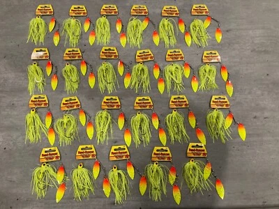 Lot of 23 Northland Reed Runner Spinnerbaits - Sunrise Color - All 3/8 Oz Size - Image 1 of 4