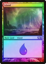 Island (235) FOIL Magic 2012 / M12 NM Basic Land MAGIC GATHERING CARD ABUGames
