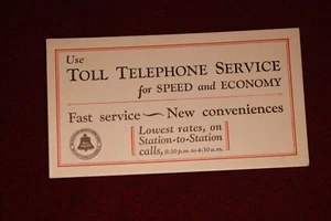 Bell System Telephone Ink Blotter - Picture 1 of 2