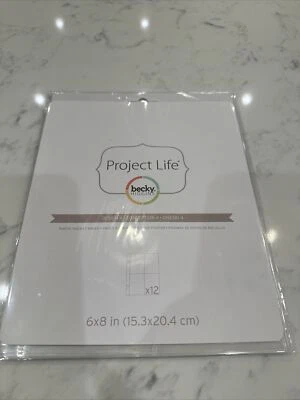 Project Life Photo Pocket Pages 6"X8" 12/Pkg-Design 4 - Image 1 of 2