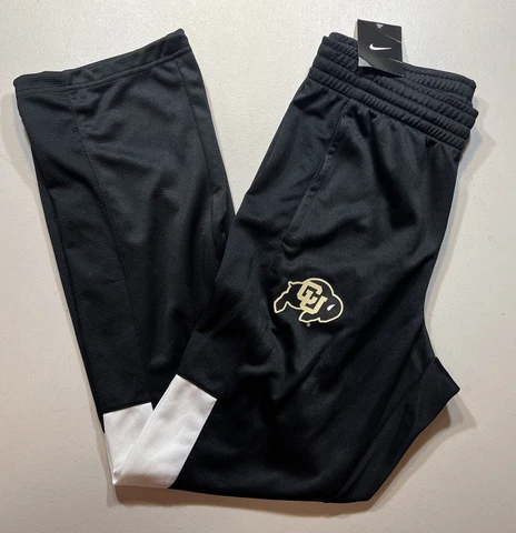 Women’s Nike DRI-FIT Colorado Buffaloes Warm Up Pants | NWT Size M | 822532-012 Cover