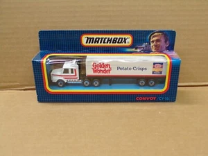 1987 Matchbox Convoy GOLDEN WONDER CRISPS SCANIA BOX TRUCK # CY16 - NOS ! - Picture 1 of 5