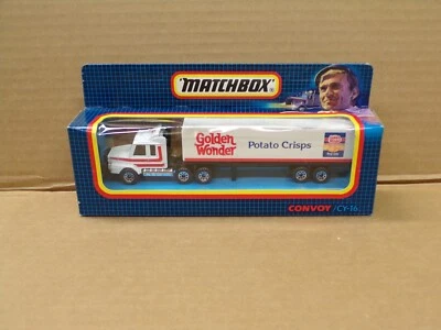 1987 Matchbox Convoy GOLDEN WONDER CRISPS SCANIA BOX TRUCK  # CY16 - NOS ! - Image 1 of 4