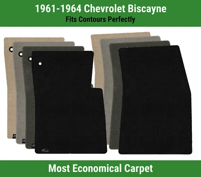 Alfombrillas de primera fila Lloyd Velourtex para Chevrolet Biscayne 1961-1964  Foto 1 de 4
