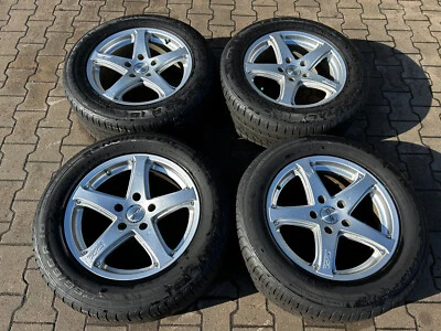 4x Alufelgen OZ 8Jx18H2 ET43 Continental 255/55 R 18 - Bild 1 von 4