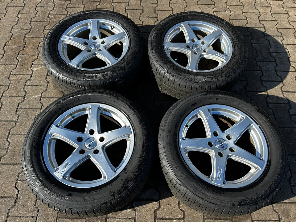 4x Alufelgen OZ 8Jx18H2 ET43 Continental 255/55 R 18 - Bild 1 von 4