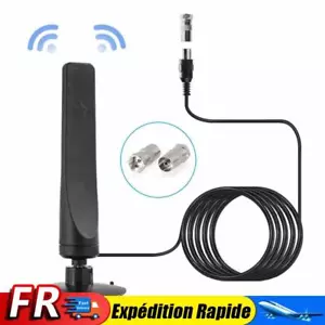 Antenne TV numérique HDTV 12dBi 50 Miles 1080P, récepteur aérien pour intérieur - Zdjęcie 1 z 12