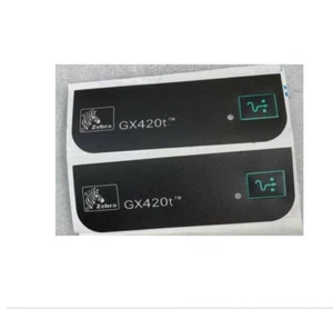 2PCS a pack  front label over feed button For Zebra GX420T - Afbeelding 1 van 2