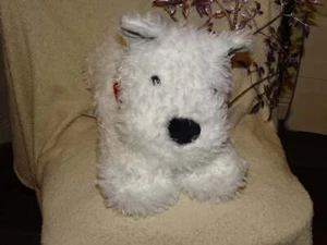 Floppy West Highland Terrier Soft Toy Plush Approx 40cm Long - Picture 1 of 4