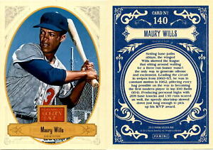 Maury Wills 2012 Panini Golden Age Baseball Card 140  Los Angeles Dodgers
