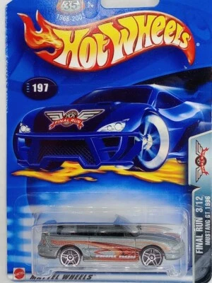 Hot Wheels 2003 Final Run Series #197 Mustang GT 1996 Mtflk Grey w/ PR5s - Image 1 of 3