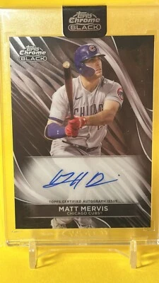 2024 Topps Chrome Black Matt Mervis Autograph #CBA-MME - Image 1 of 2