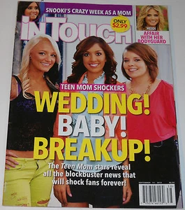 In Touch Magazine Vol 11 Issue 38 September 17 2012 Teen Mom Drama Leann Rimes - Picture 1 of 7