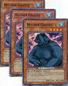 3 X YU-GI-OH MOTHER GRIZZLY PROMO COMMON N/MINT CP04-EN013 - Picture 1 of 1