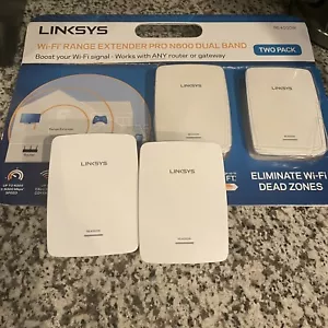 Linksys Wi-Fi Range Extender Pro N600 Dual Band -Four Pack (boost wifi signal) - Picture 1 of 9