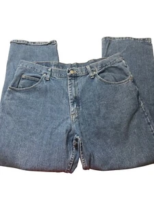 Wrangler Mens Relaxed Fit Straight Leg Jeans Blue Denim Rugged Cotton Size 36x29 - Picture 1 of 5