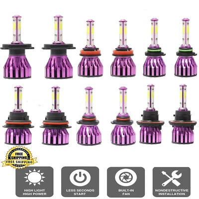 H11 9006 9005 2000W 300000LM LED Headlight Kit Bulb 6500K High Power vs 200w HID Foto 1 de 4