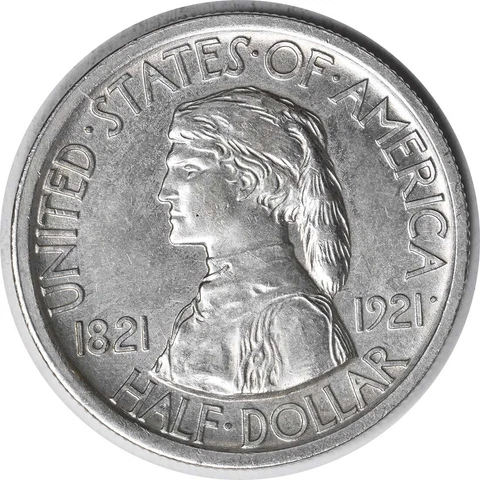 Missouri Commemorative Half Dollar 1921 BU Uncertified #237 Cover