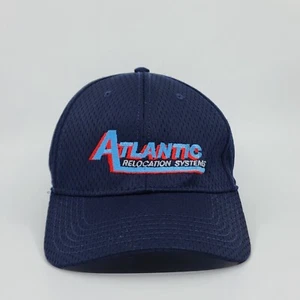 Otto Flex Atlantic Relocation Systems Logo  Baseball Fitted Hat Navy Size L/XL - Picture 1 of 11