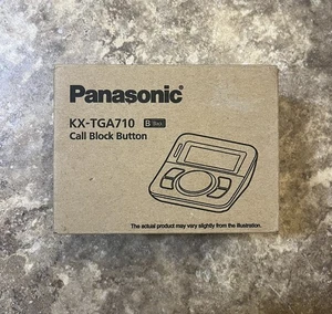 Botón bloqueador de llamadas Panasonic KX-TGA710 llamadas automáticas telemarketer caja abierta - Imagen 1 de 8