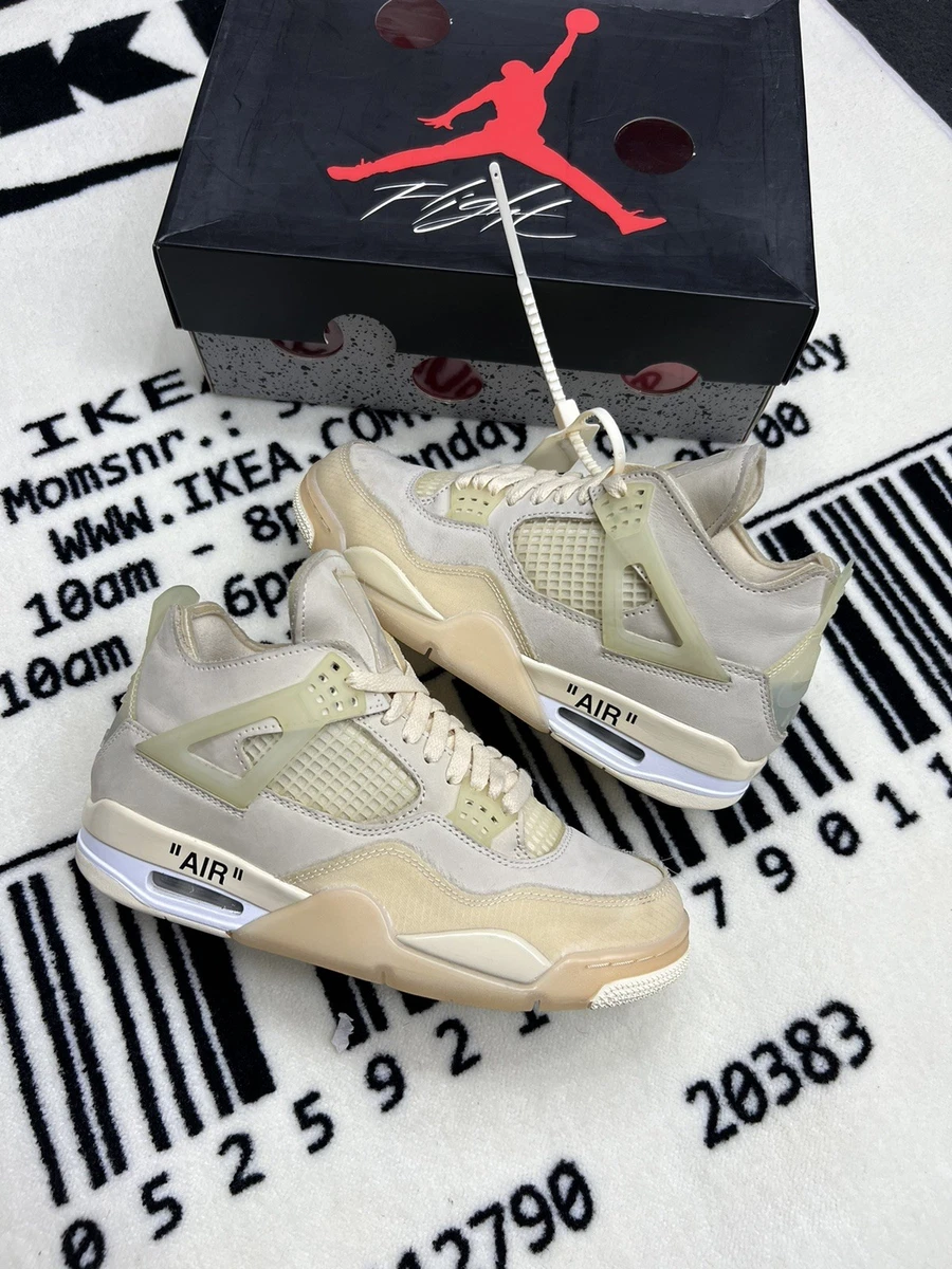 Jordan 4 SP x Off-White Mid Sail W for sale | eBay