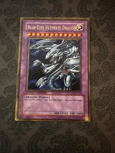 Blue-Eyes Ultimate Dragon GLD1-EN028 Gold Series 2008 Edizione Limitata - Foto 1 di 2