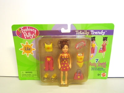 2000 Mattel Polly Pocket Lila Stretch Totally Trendy Sealed - Image 1 of 4