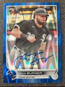 2020 Topps Chrome Jake Burger Chicago White Sox RC Auto /150 #RA-JB From Japan - Picture 1 of 24
