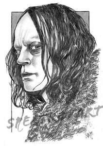 THE LORD OF THE RINGS ORIGINAL ART "Grima Wormtongue" by Spectroxart - Picture 1 of 2