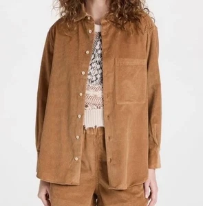 AYR The Deep End Corduroy Shirt Women's Size XL in Chipwich New Without Tags! - Picture 1 of 7