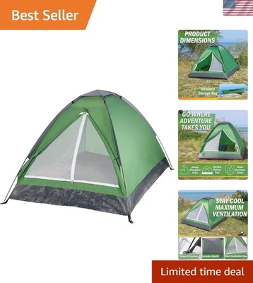Versatile 2-Person Dome Tent for Camping, Hiking, and Festivals - Quick Assembly - Image 1 of 4
