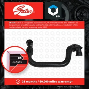 Heater Hose fits PEUGEOT 407 6C, 6D, 6E 2.0D 04 to 10 Coolant Gates 6466HQ New - Picture 1 of 2