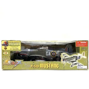 2008 Ultimate Soldier Sharkmouth P-51D Mustang Plane WW II 21st Century Toys - Picture 1 of 12
