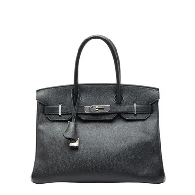 Bolso de Mano Hermes Birkin 30 Cuero Epsom Negro Para Mujer HERMES GZl1dwop Foto 1 de 4