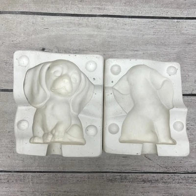Unbranded Ceramic Casting Mold Sitting Beagle Wiener Dog Plaster Crafts #R610 - Image 1 of 4