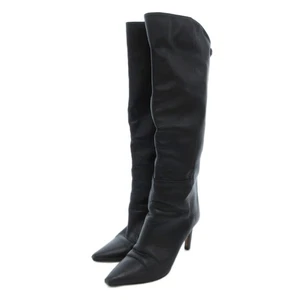 Jimmy Choo Boots Women's Size 38 Black Leather - Picture 1 of 7