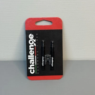 Extensiones de válvula Challenge Presta 55 mm plato profundo negro NUEVO LIQUIDACIÓN PRECIO DE VENTA SUGERIDO POR EL FABRICANTE 15,99 £ Foto 1 de 2