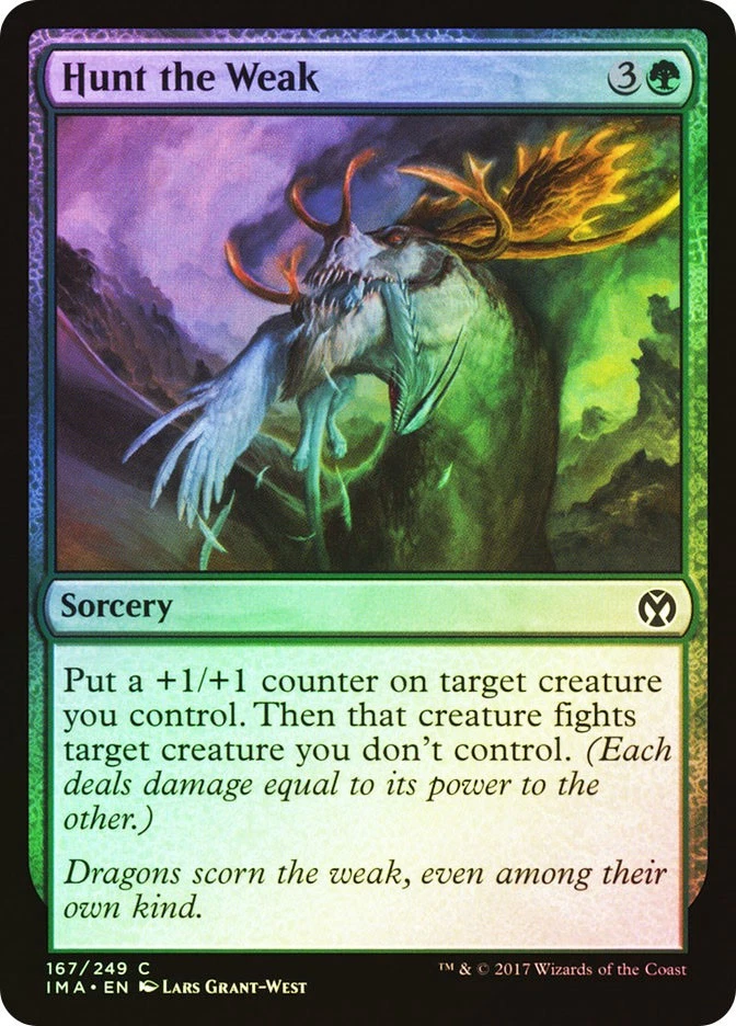 MTG FOIL Hunt the Weak  - Iconic Masters #167 - Image 1 of 1