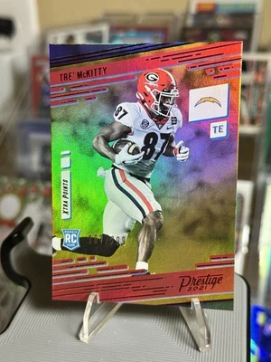 2021 Panini Prestige  Xtra Points Orange Tre' McKitty RC /299 Houston Texans - Image 1 of 4