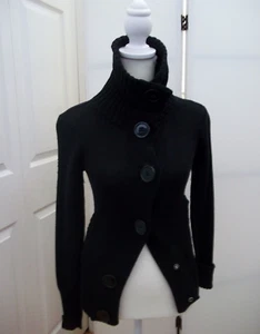 Suéter negro pequeño de Charlotte Russe para mujer ALTA MODA ELEGANTE Nuevo - Imagen 1 de 21