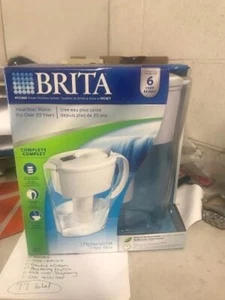 Brita 6 Cup Water Pitcher BPA Free with 1 Filter Health NIB SPACE SAVER - Picture 1 of 1