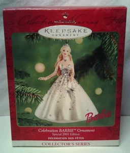Barbie Celebration Special 2001 Edition Hallmark Keepsake Ornament - Picture 1 of 1