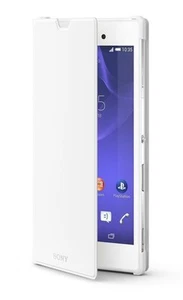 Sony Original WHITE SCR16 Style Cover Stand for Xperia T3 Genuine Retail Pack - Picture 1 of 4