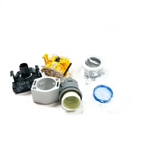 EUS-704.01-1896 EAO Switch Co. Interruttore a pulsante blu, gruppo serie 04 - Foto 1 di 12