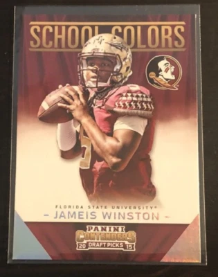 2015 Panini Contenders Draft Picks JAMEIS WINSTON School Colors Insert #2 - Image 1 of 2