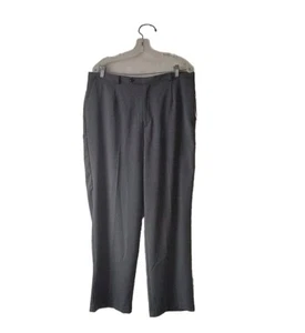 JM Collection Washable 2 Way Stretch Charcoal Pants Pockets Women's Sz 14 Short - Picture 1 of 19